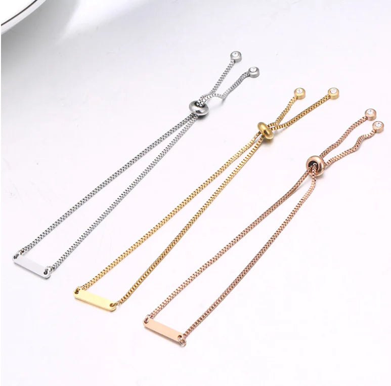 Custom DIY Engraved Letter Bracelet - Baby Heaven Shop