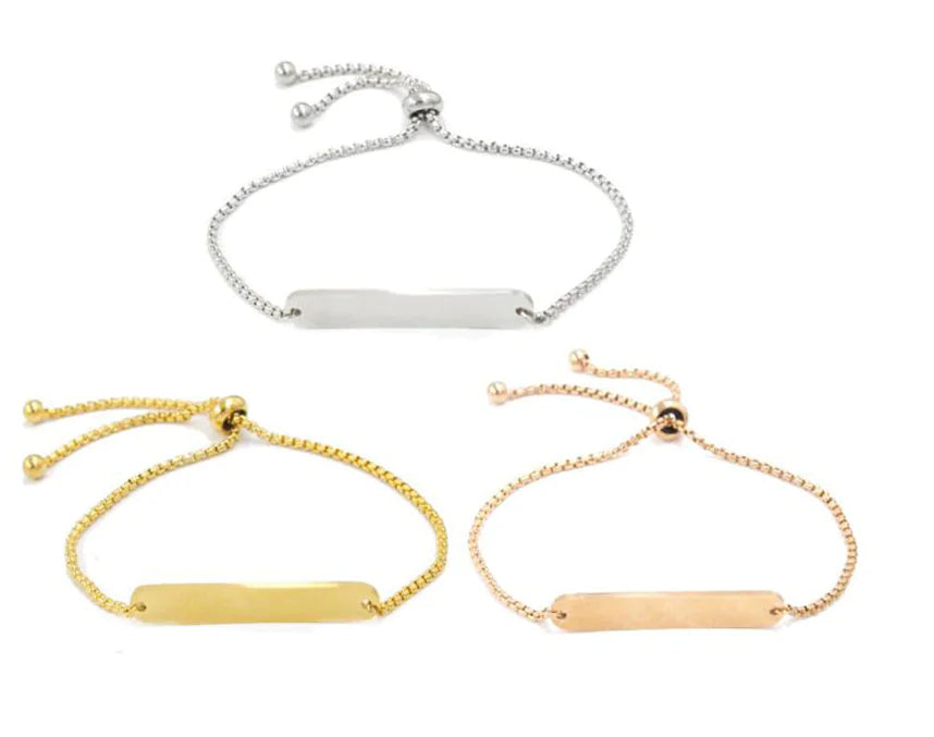 Custom DIY Engraved Letter Bracelet - Baby Heaven Shop
