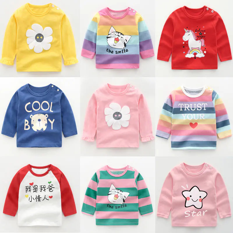 Girls' Long-Sleeved T-Shirt for Layering - Baby Heaven Shop