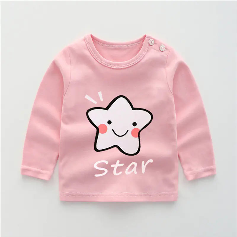 Girls' Long-Sleeved T-Shirt for Layering - Baby Heaven Shop