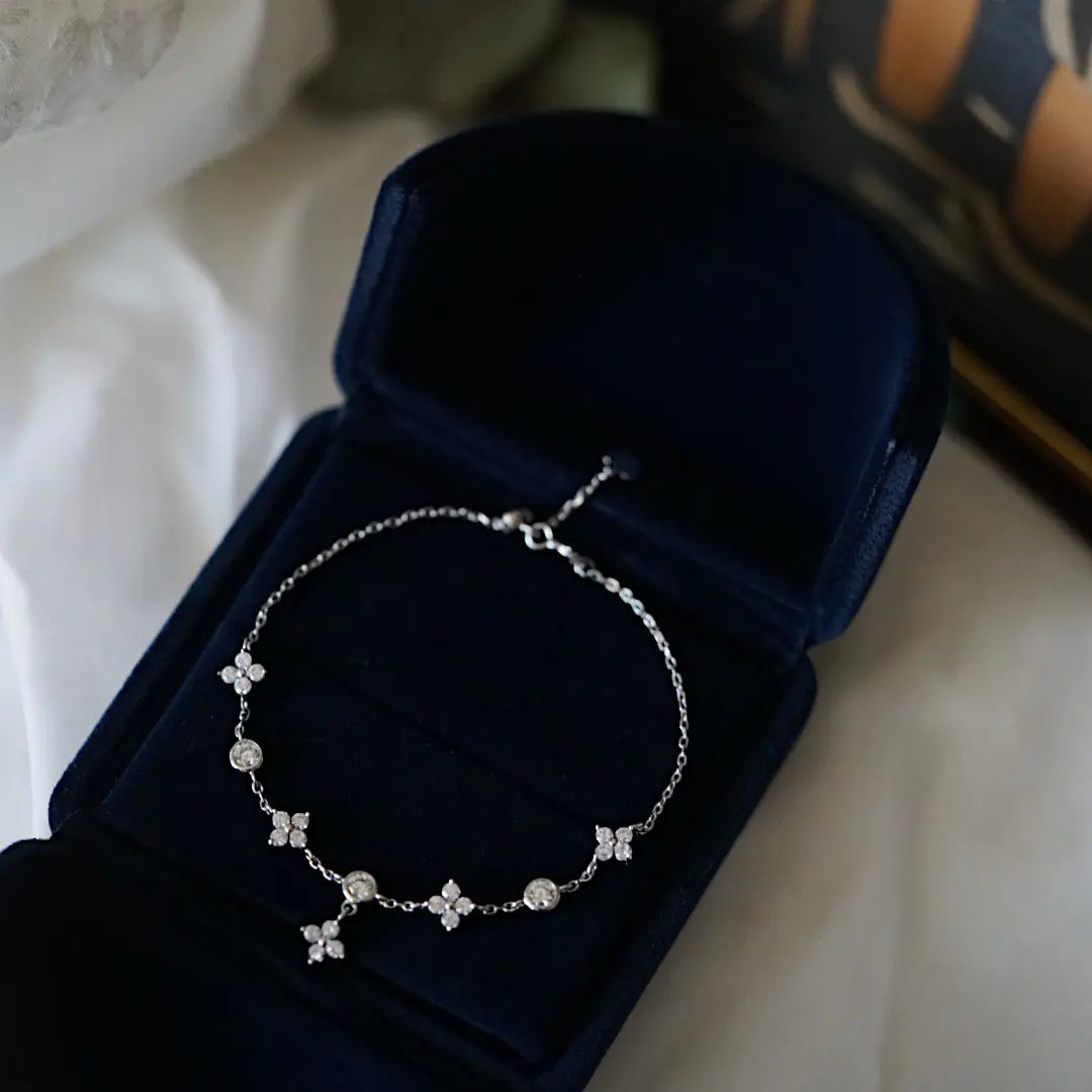 Gold-plated Exquisite Four-leaf Clover Bracelet - Baby Heaven Shop