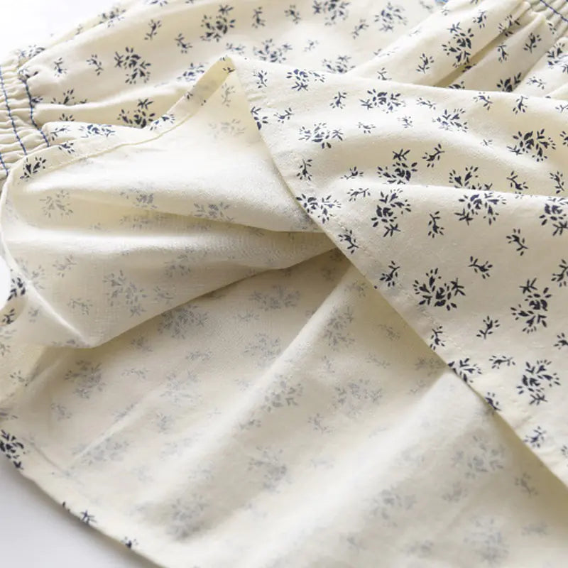 Menoea Long-Sleeved Cotton Shirt for Girls - Baby Heaven Shop
