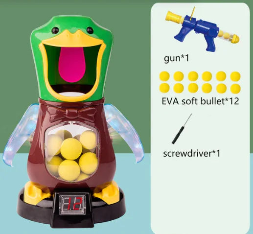 Air Pump Shooting Target Game with Soft Bullet Gun - Baby Heaven Shop