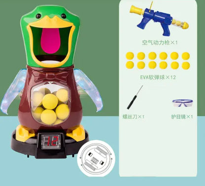 Air Pump Shooting Target Game with Soft Bullet Gun - Baby Heaven Shop