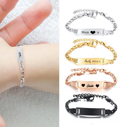 EngraveMe Baby GoldBracelet - Baby Heaven Shop