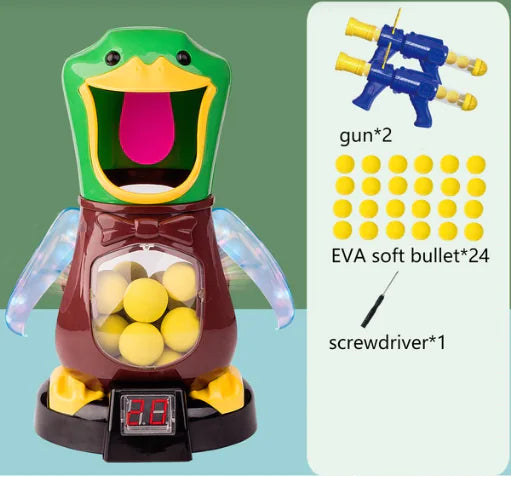 Air Pump Shooting Target Game with Soft Bullet Gun - Baby Heaven Shop