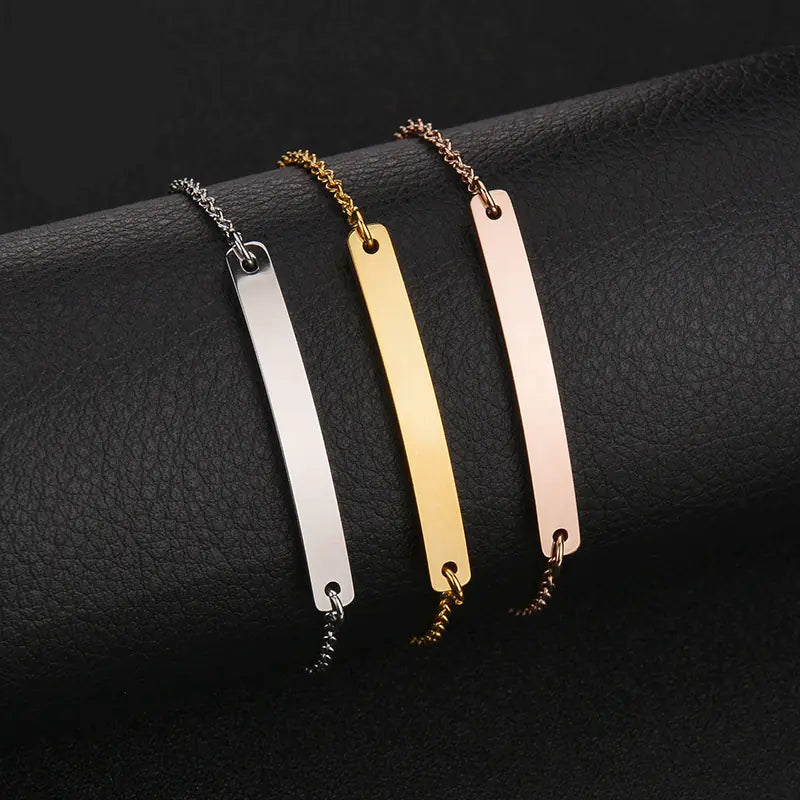 Engraved Mom Bracelet Customizable Jewelry - Baby Heaven Shop