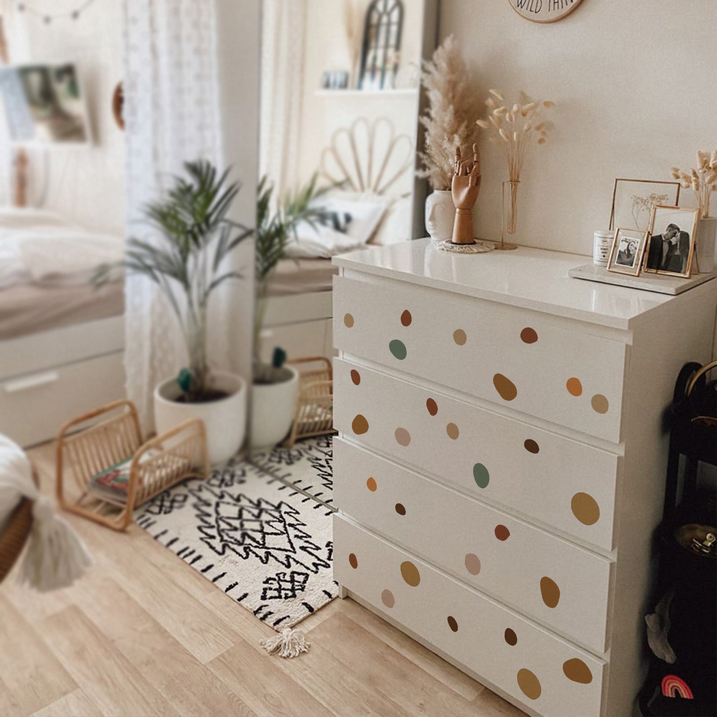 Nordic Warm Vintage Stickers - Baby Heaven Shop