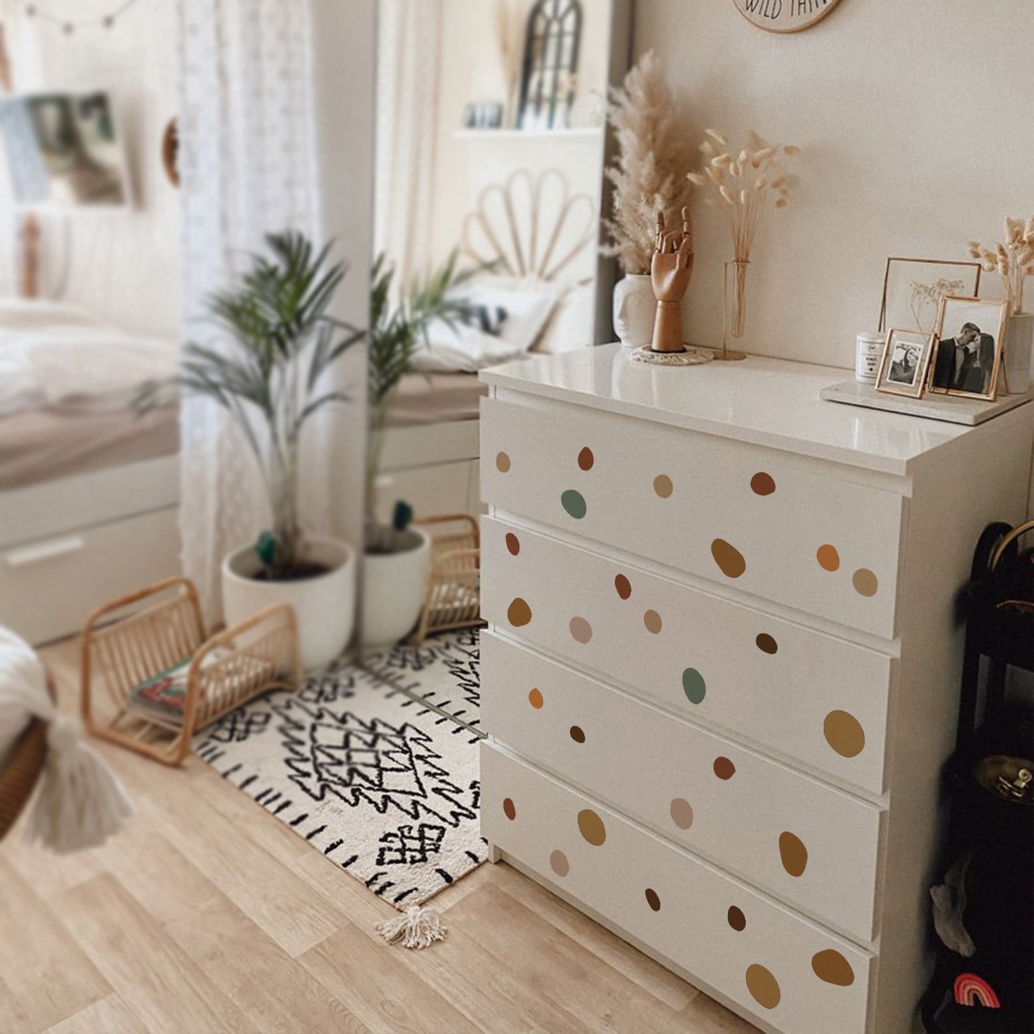 Nordic Warm Vintage Stickers - Baby Heaven Shop